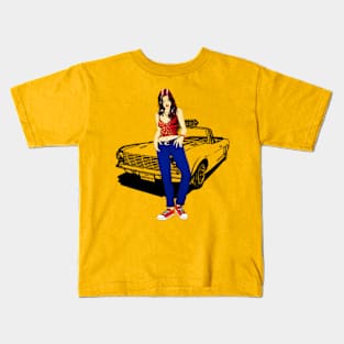 Taxi Babe Kids T-Shirt